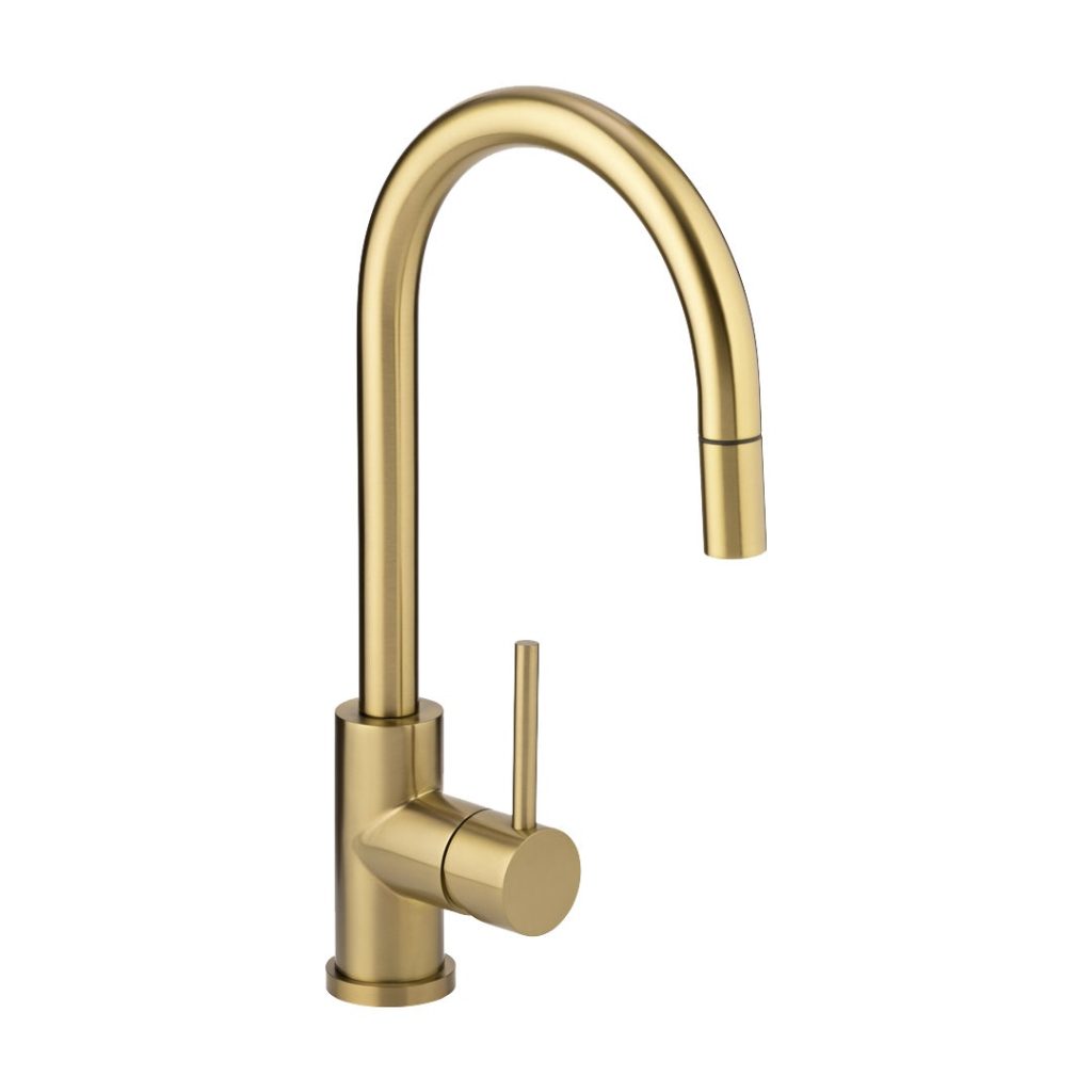 Elysian Pull out Commercial Brushed Brass